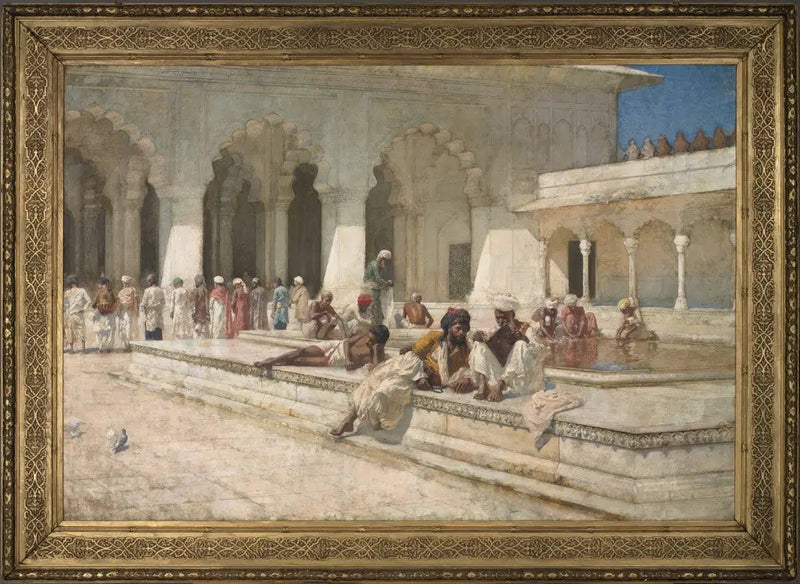 L'heure de prière à la mosquée de la Perle, Agra - Edwin Lord Weeks