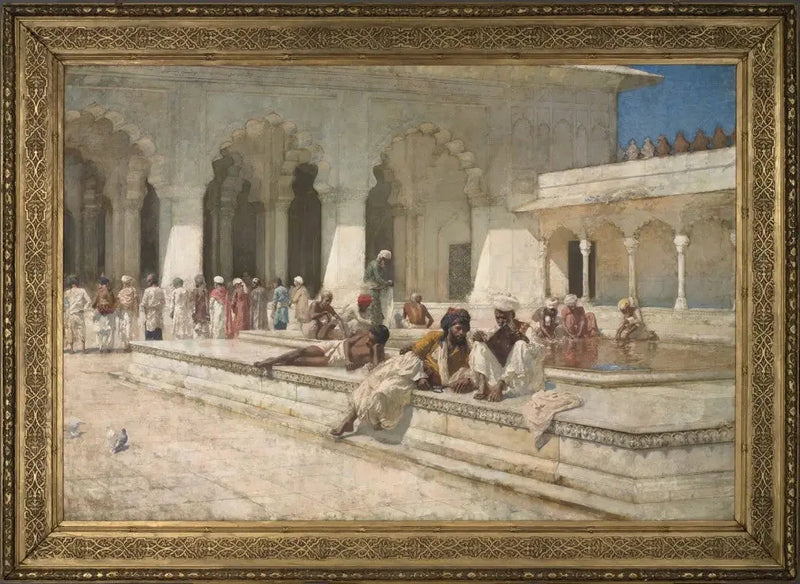 L'heure de prière à la mosquée de la Perle, Agra - Edwin Lord Weeks