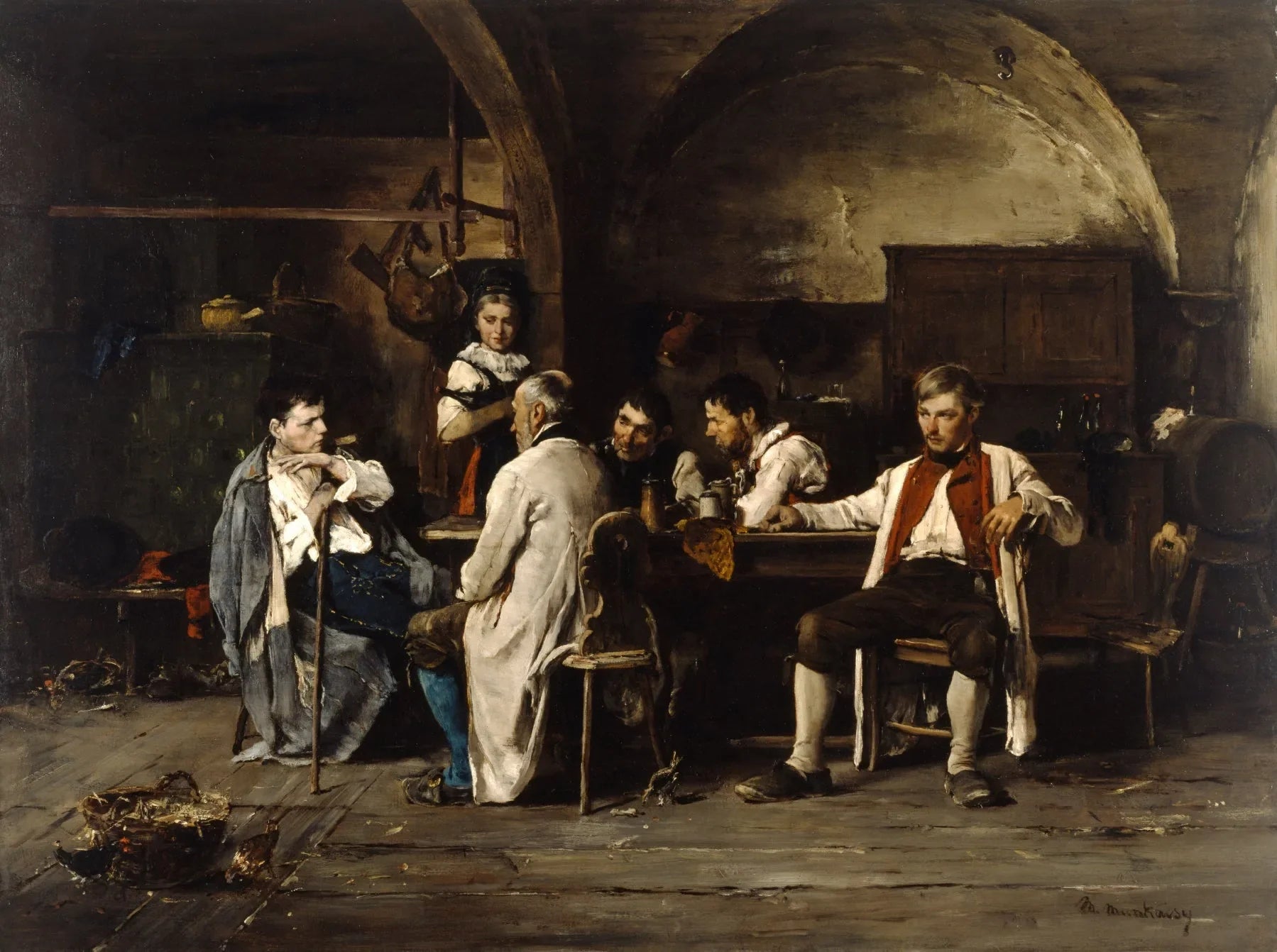 L'histoire d'une bataille - Mihály Munkácsy image 1 reproduction de peinture à l’huile