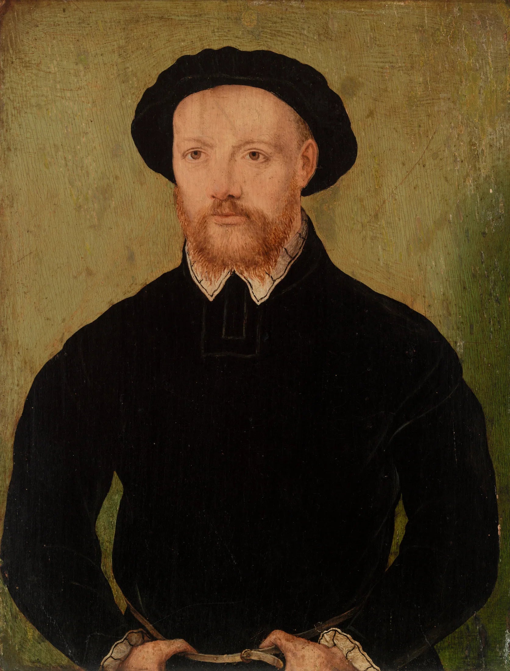 L'homme à la barbe rousse - Corneille de Lyon image 1 reproduction d’œuvre d’art à l’huile