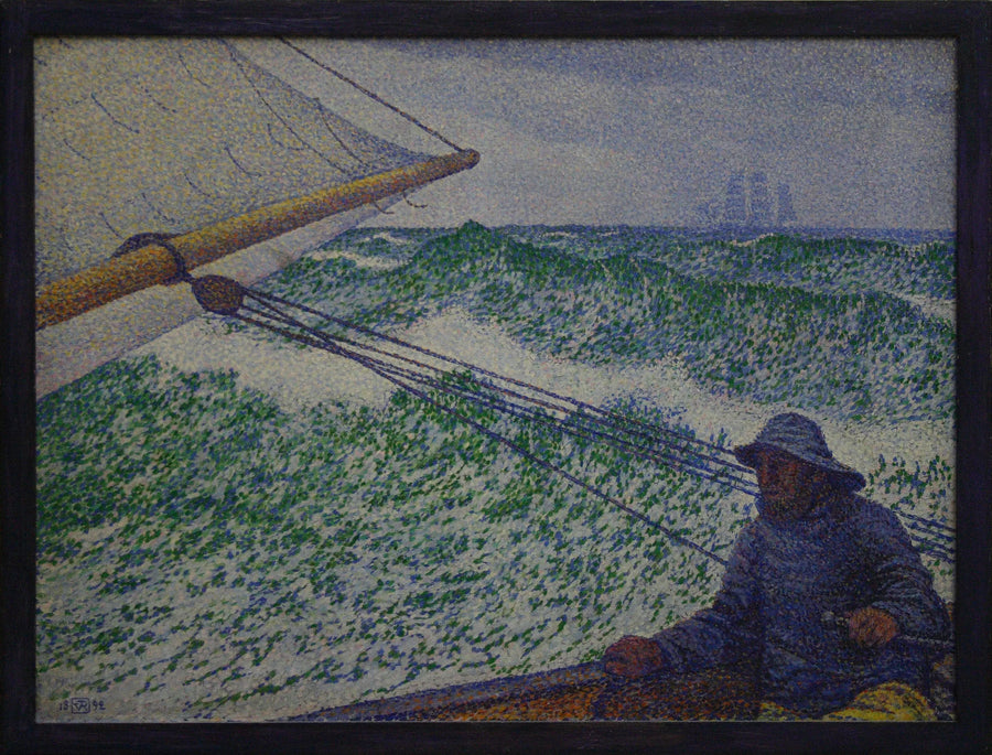 L'Homme à la barre - Théo van Rysselberghe