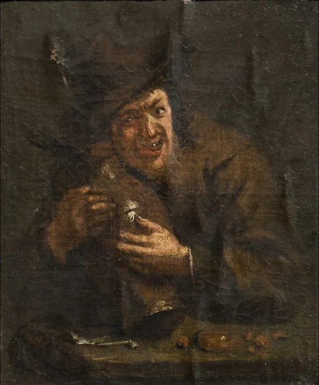 L'homme à la cruche - Adriaen Brouwer image 1 copie de tableau peinte à la main