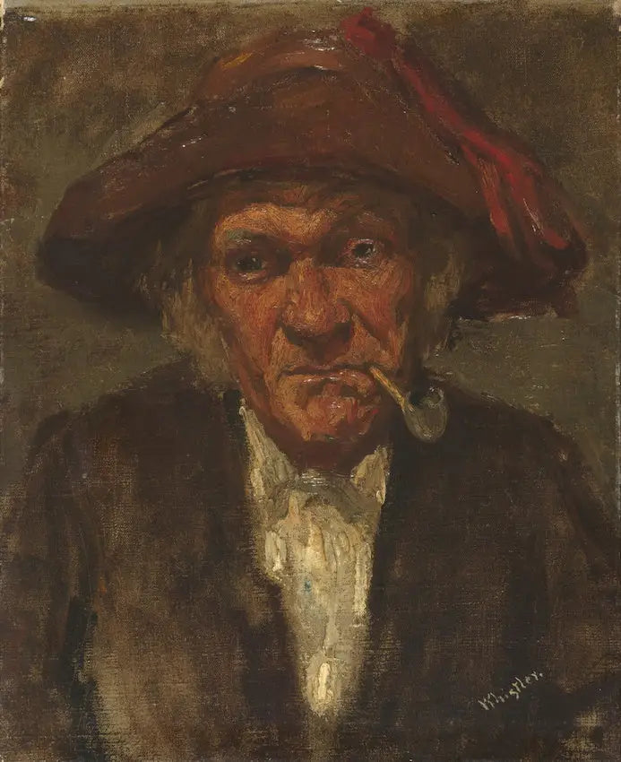 L'Homme à la pipe - James Abbott McNeill Whistler image 1 reproduction artisanale de tableau