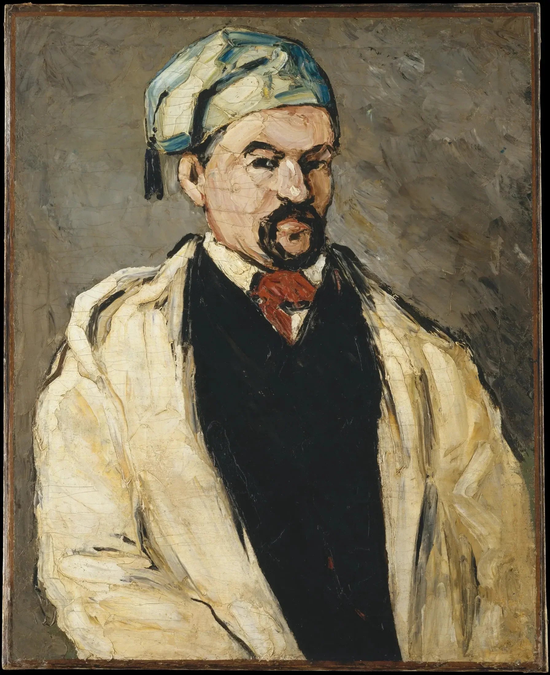 L'Homme au bonnet de coton - Paul Cézanne image 1 reproduction de peinture à l’huile