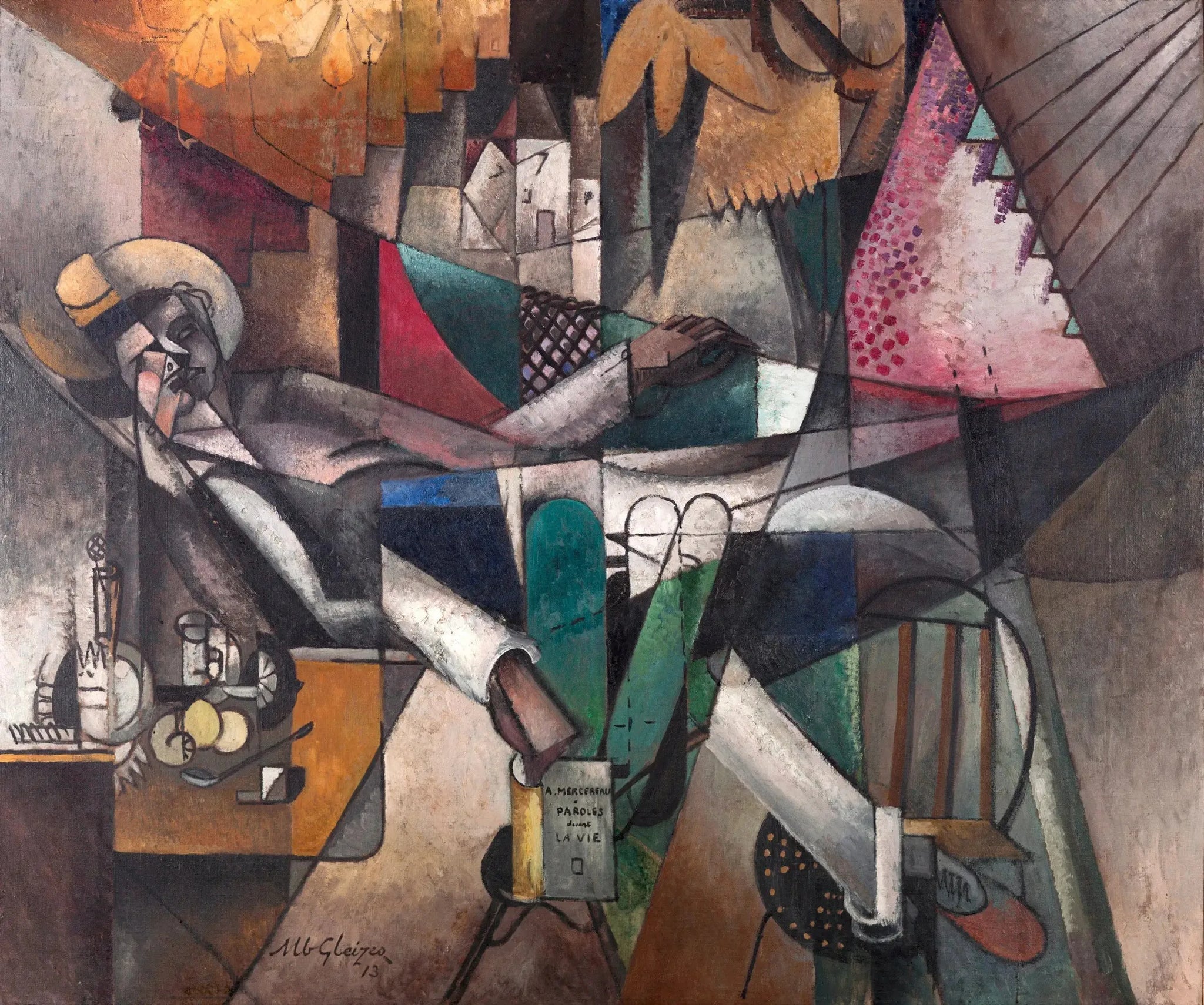 L'Homme au hamac (Man in a Hammock) - Albert Gleizes image 1 reproduction réalisée par Alpha Reproduction
