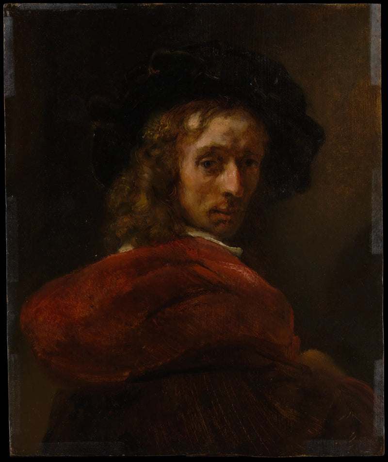 L'homme au manteau rouge - Rembrandt
