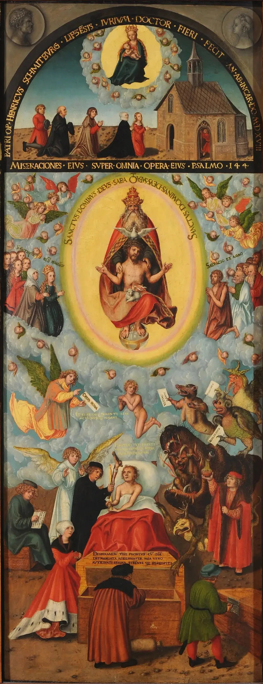 L'homme mourant - Lucas Cranach the Elder image 1 reproduction de peinture à l’huile