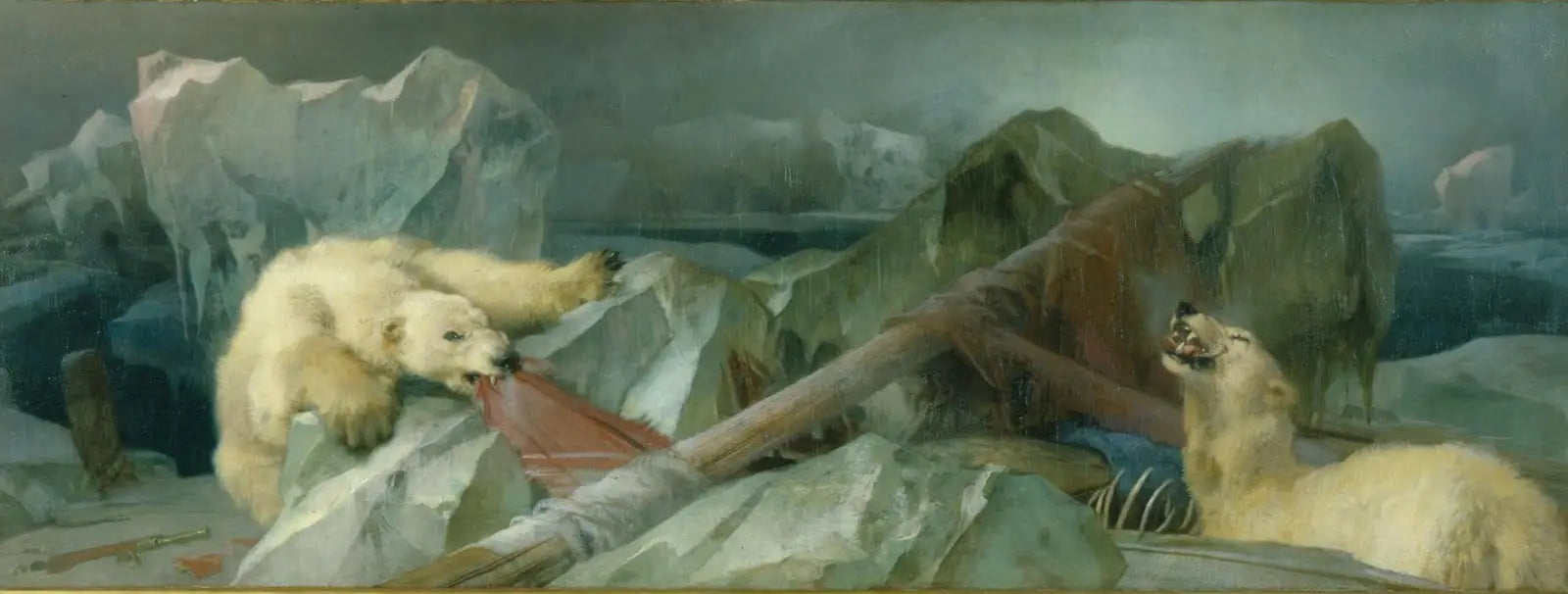 L'Homme propose, Dieu dispose - Edwin Henry Landseer image 1 reproduction réalisée par Alpha Reproduction