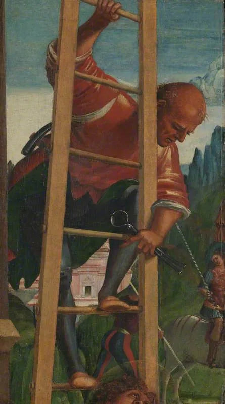 L'homme sur une échelle - Luca Signorelli image 1 copie de tableau peinte à la main