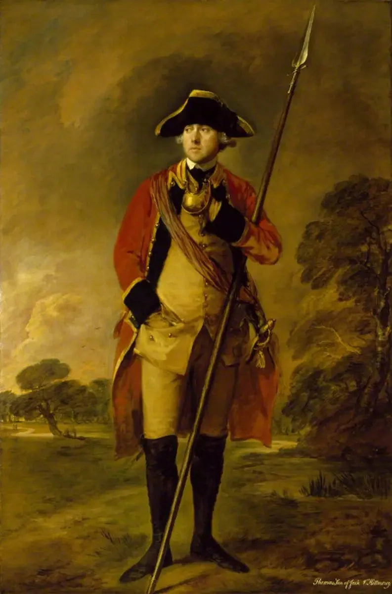 L'honorable Thomas Needham (décédé en 1773) - Thomas Gainsborough image 1 reproduction réalisée par Alpha Reproduction