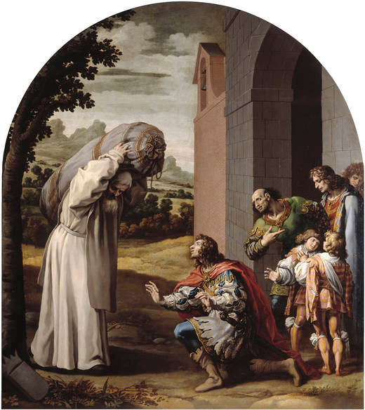 L'humilité du comte Guillaume II de Nevers - Vincenzo Carducci image 1 reproduction de peinture à l’huile
