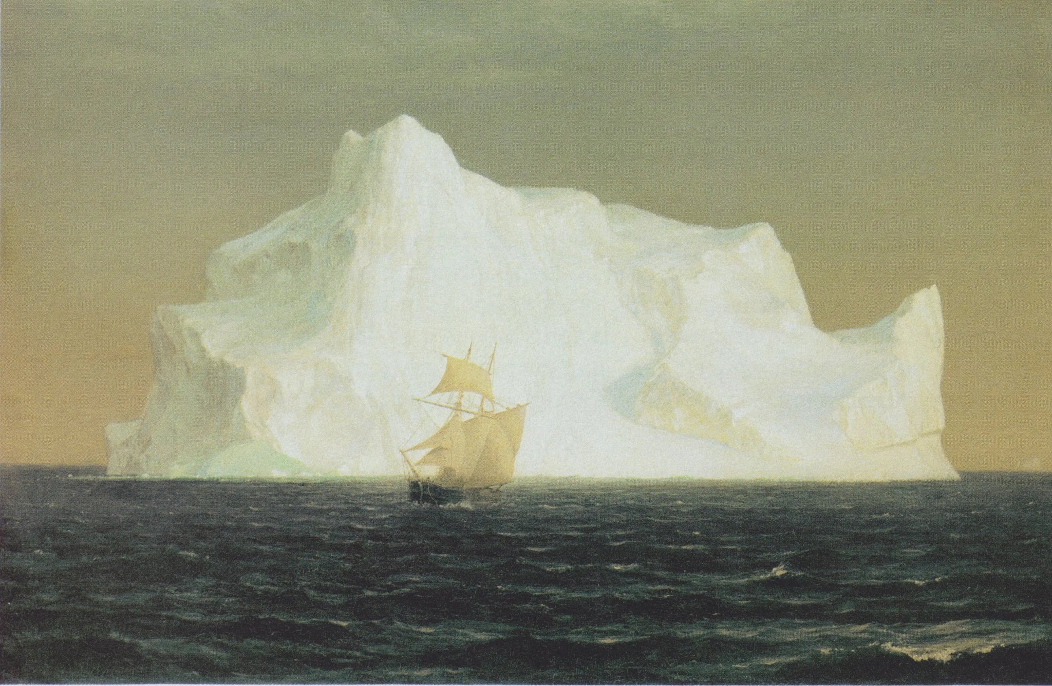 L'Iceberg - Frederic Edwin Church image 1 reproduction de peinture à l’huile
