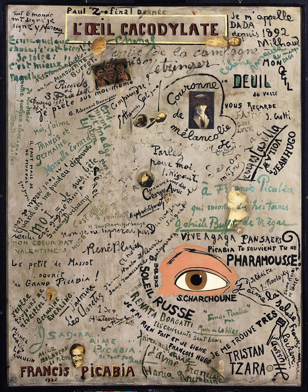 L'Œil cacodylate - Francis Picabia image 1 tableau peint à l’huile sur toile