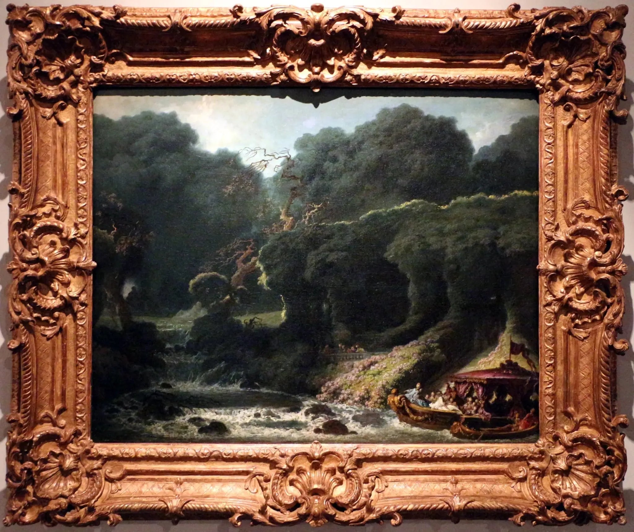 L'île de l'amour - Jean-Honoré Fragonard image 1 reproduction d’œuvre d’art à l’huile