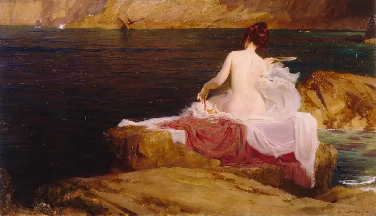 L'île de Calypso - Herbert Draper image 1 tableau peint à l’huile sur toile