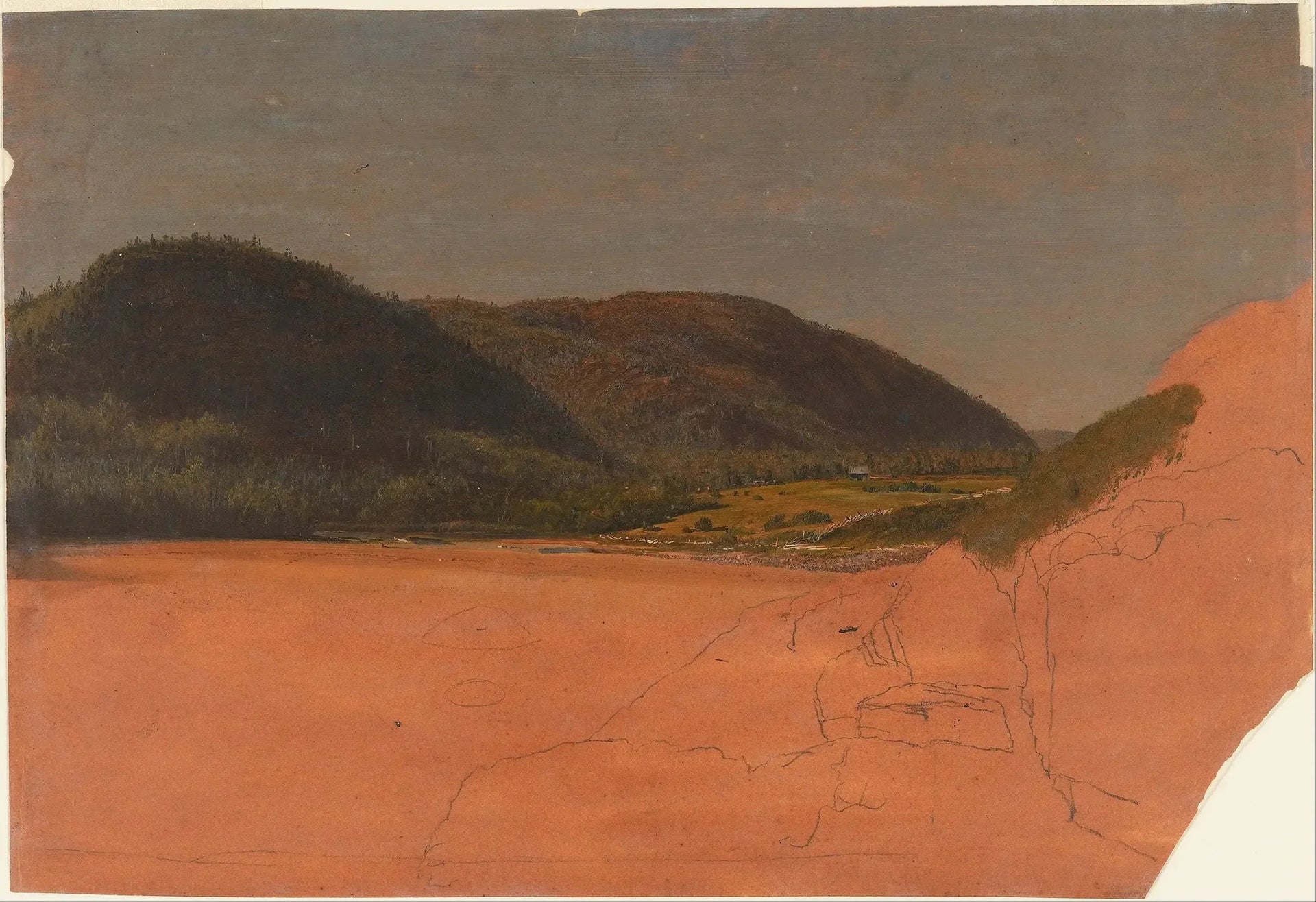 L'île des Monts Déserts ? - Frederic Edwin Church image 1 copie peinte à la main à l’huile