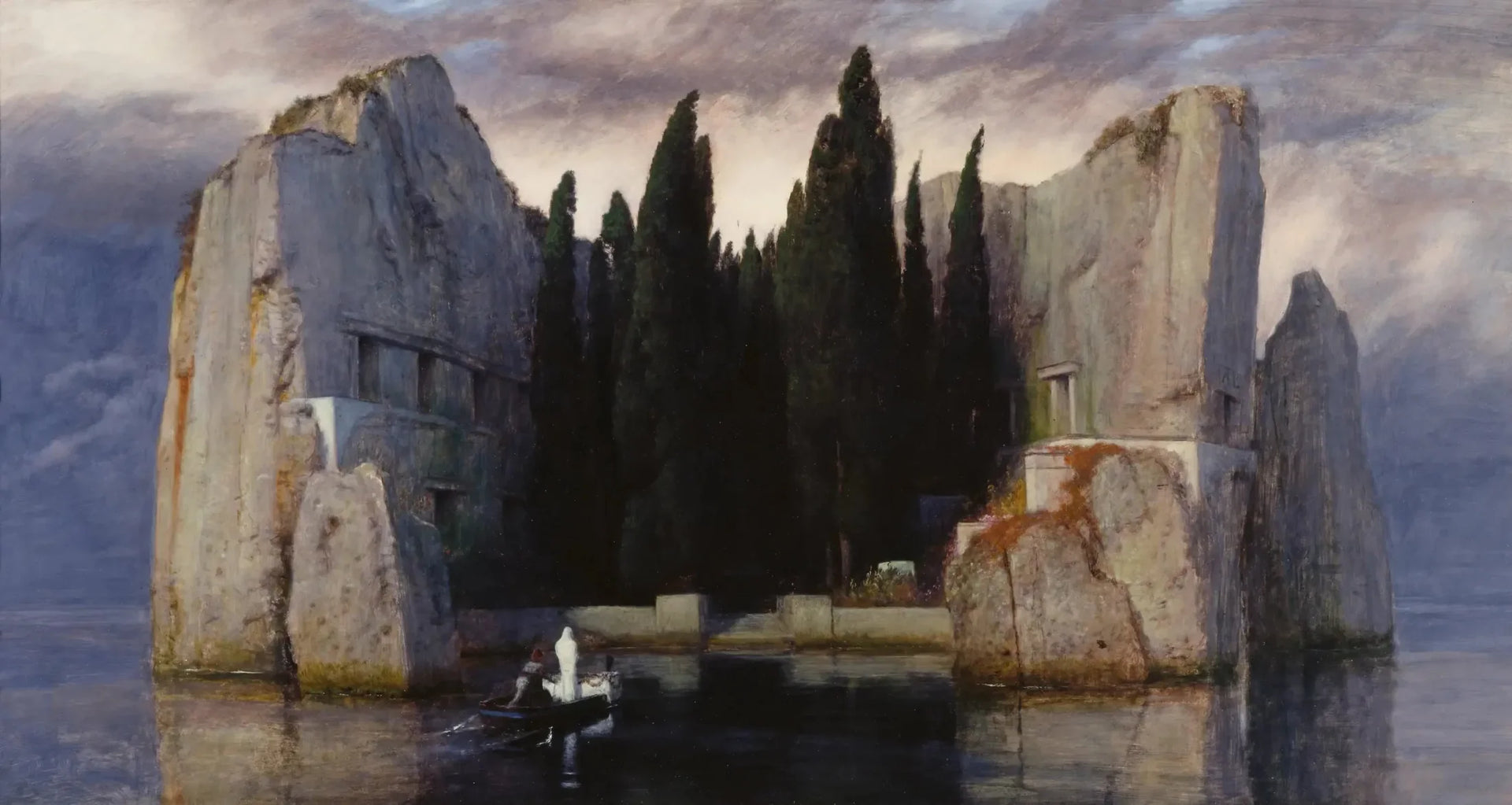 L'Île des morts - Arnold Böcklin image 1 reproduction de peinture à l’huile