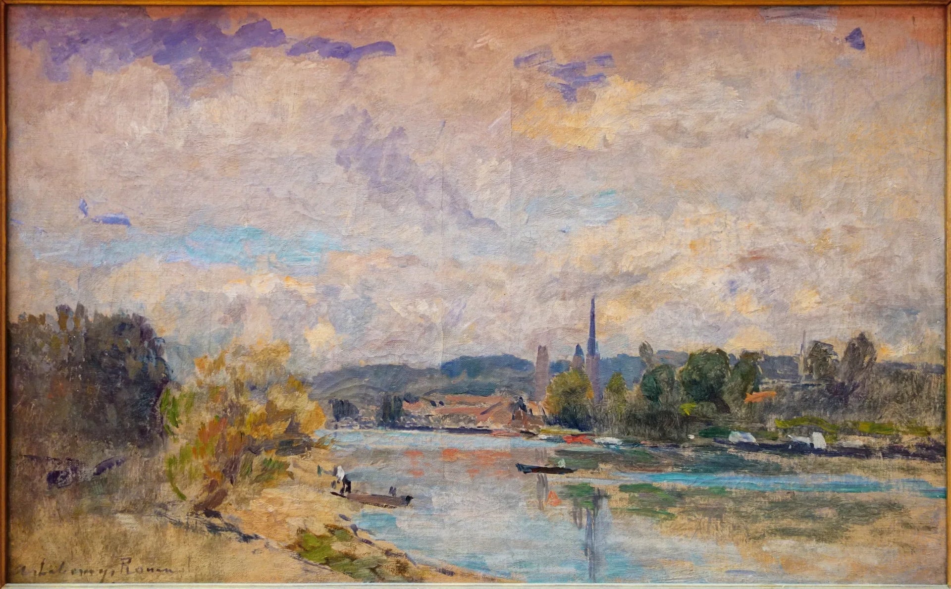 L'Île Lacroix à Rouen - Albert Lebourg image 1 reproduction artisanale de tableau