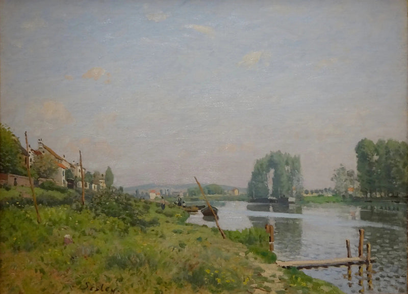 L'Île Saint-Denis - Alfred Sisley