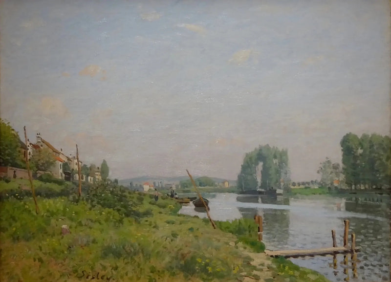 L'Île Saint-Denis - Alfred Sisley