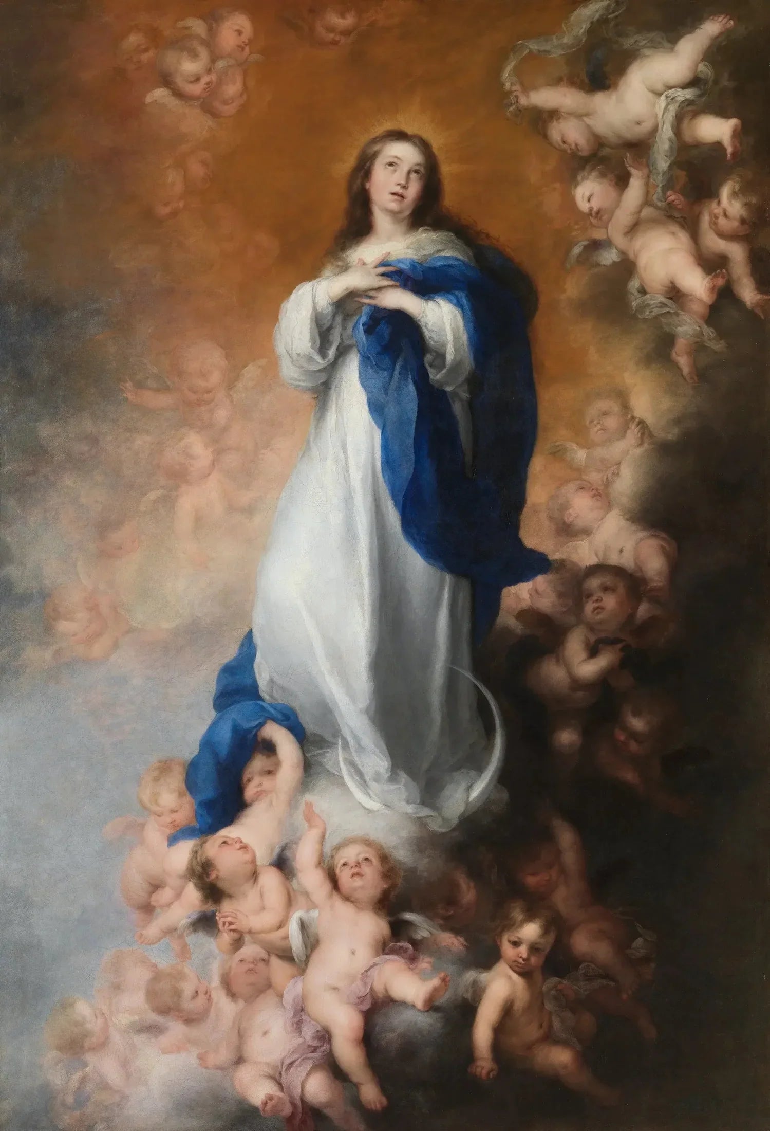 L'Immaculée Conception - Bartolomé Esteban Murillo image 1 tableau peint à l’huile sur toile