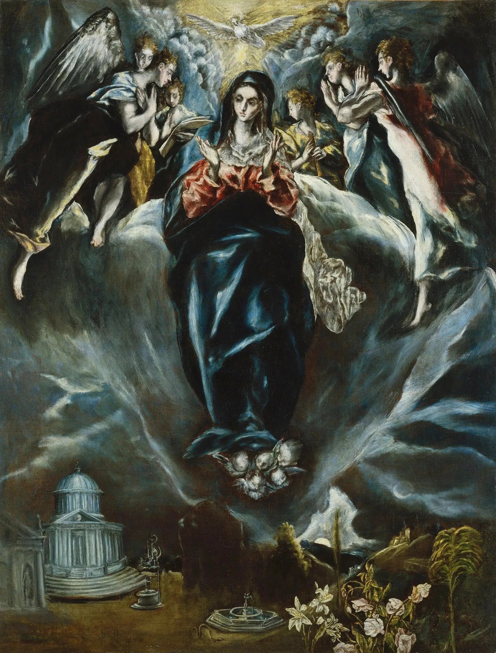 L'Immaculée Conception - El Greco image 1 copie peinte à la main à l’huile