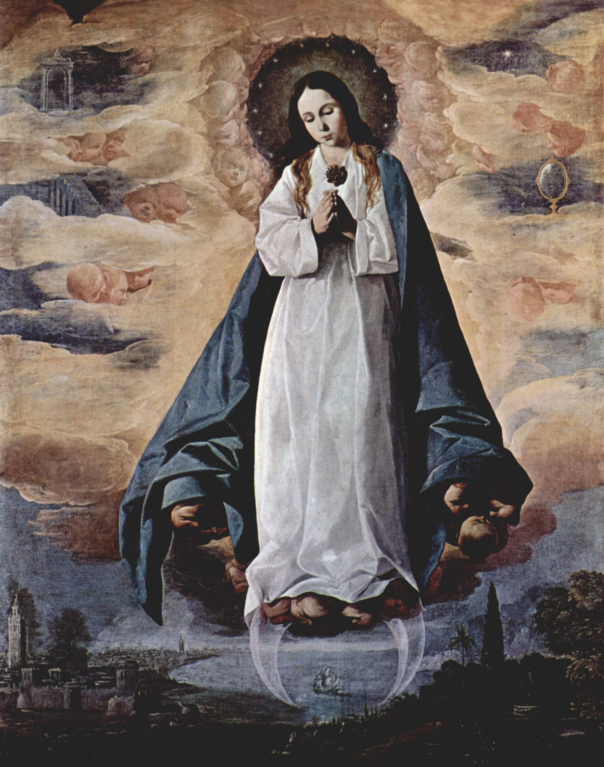 L'Immaculée Conception - Francisco de Zurbarán image 1 copie de tableau peinte à la main