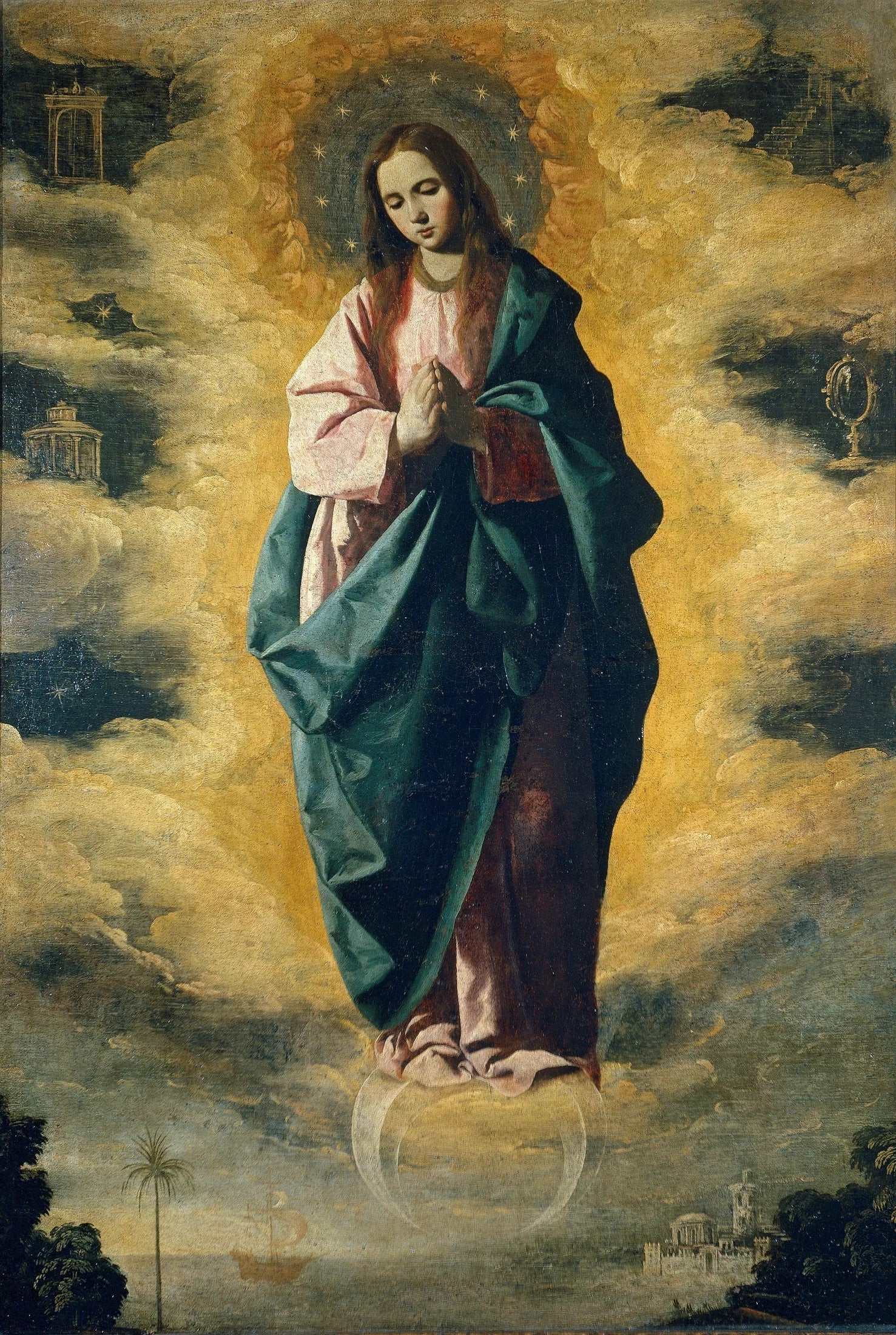 L'Immaculée Conception - Francisco de Zurbarán image 1 reproduction de peinture à l’huile