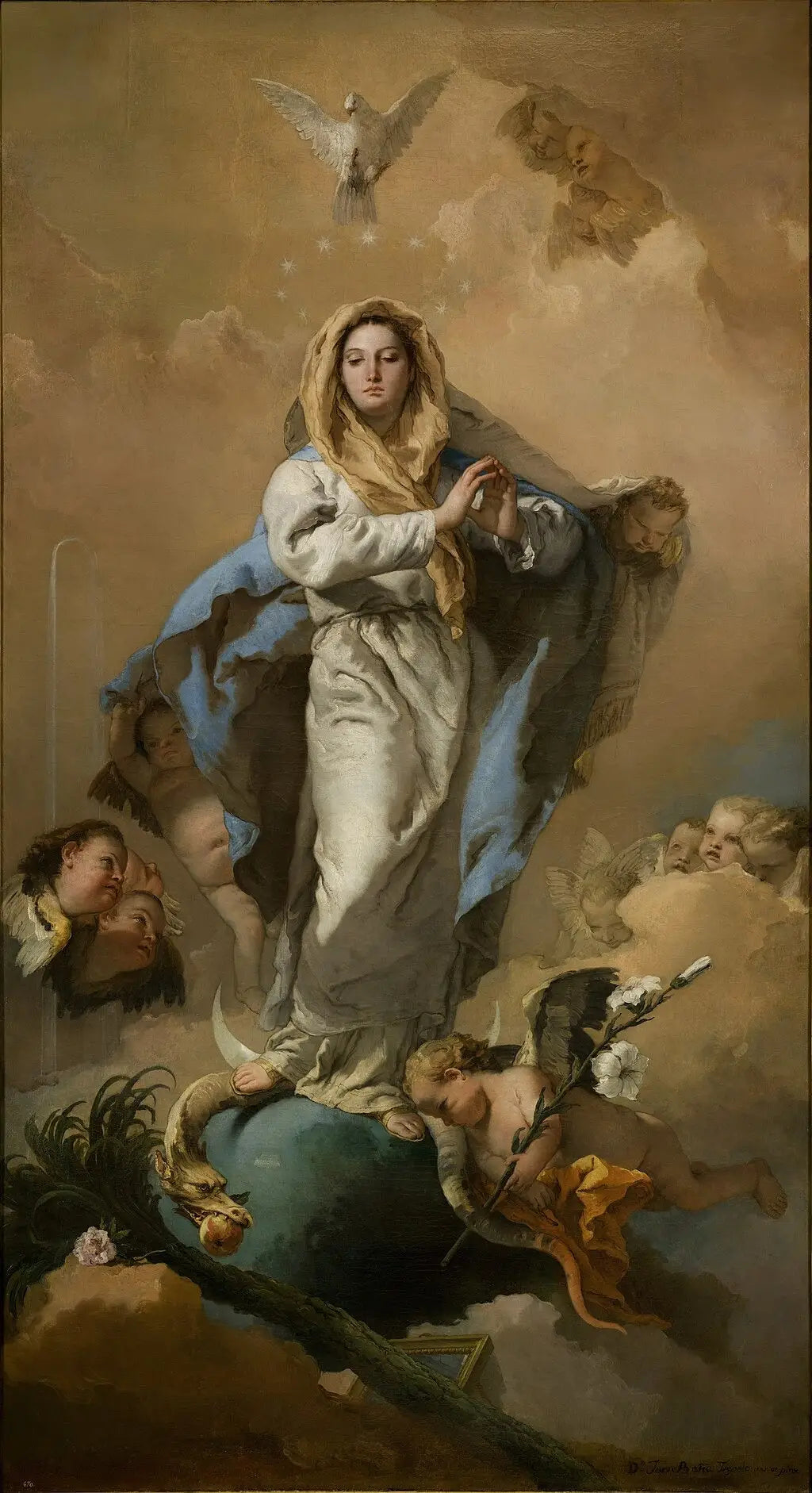 L'Immaculée Conception - Giovanni Battista Tiepolo image 1 reproduction réalisée par Alpha Reproduction