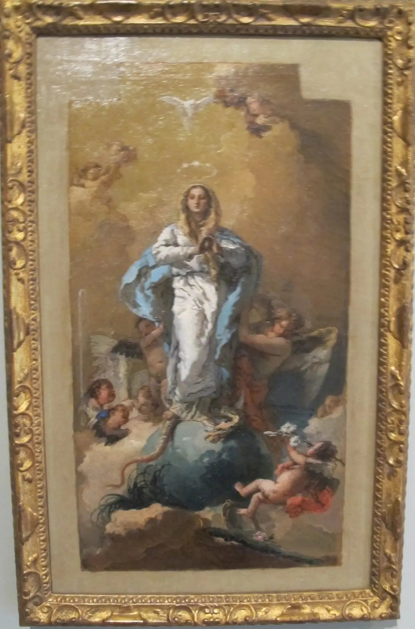 L'Immaculée Conception - Giovanni Battista Tiepolo image 1 reproduction artisanale de tableau