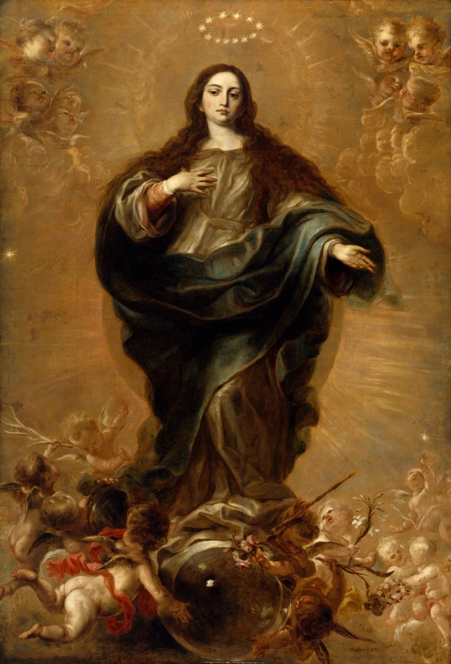 L'Immaculée Conception - Juan Carreño de Miranda image 1 reproduction artisanale de tableau