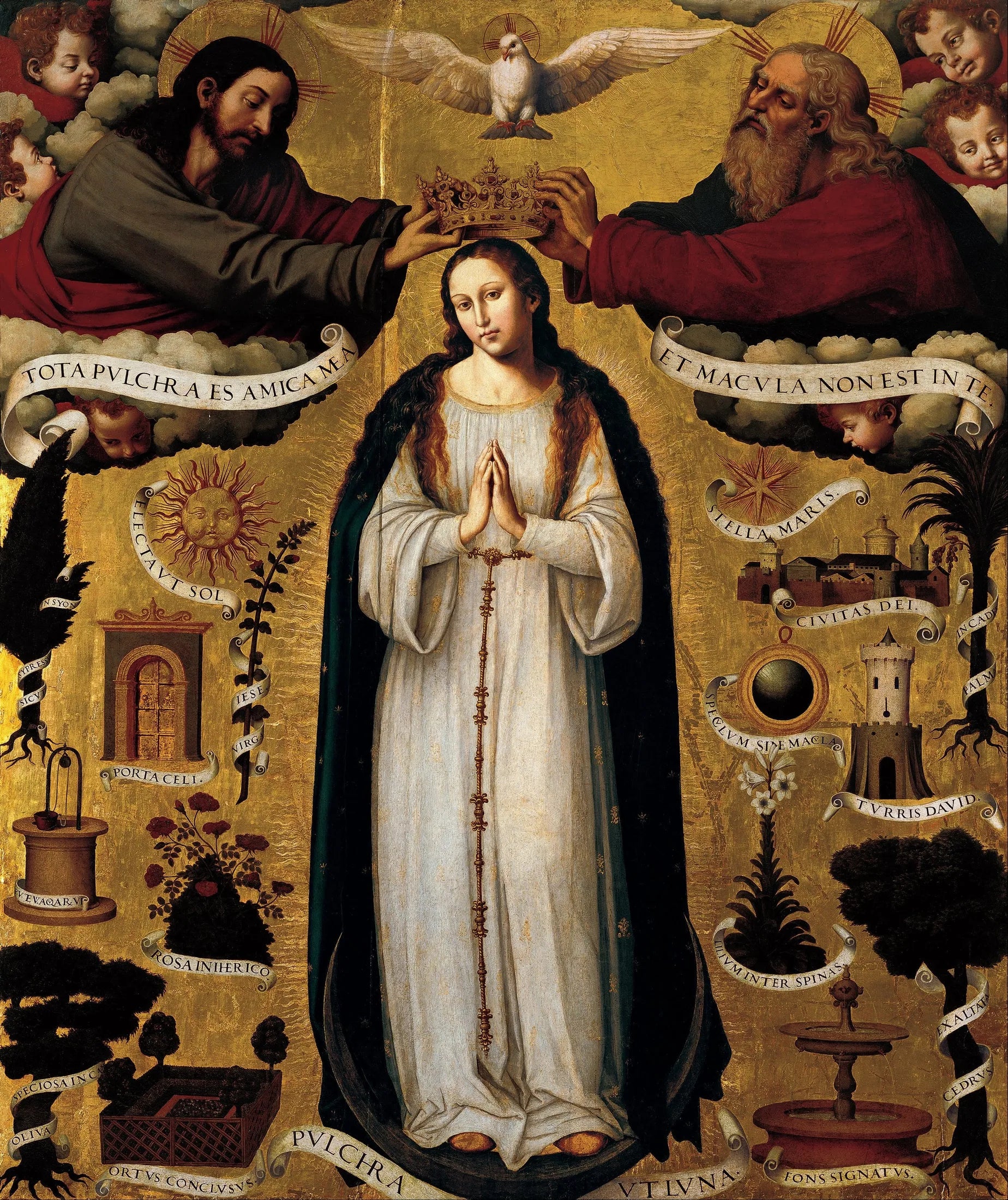 L'Immaculée Conception - Juan de Juanes image 1 reproduction de peinture à l’huile