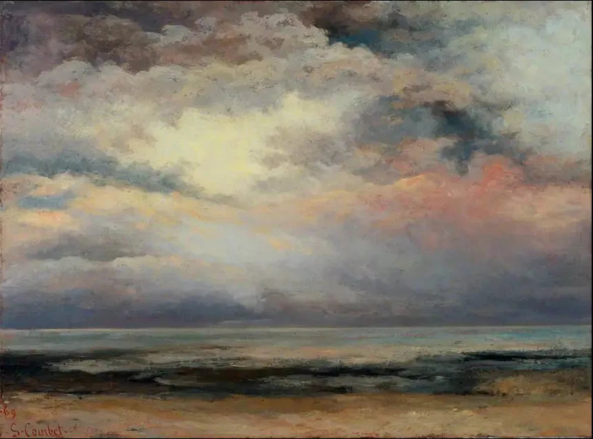 L'immensité - Gustave Courbet image 1 reproduction réalisée par Alpha Reproduction