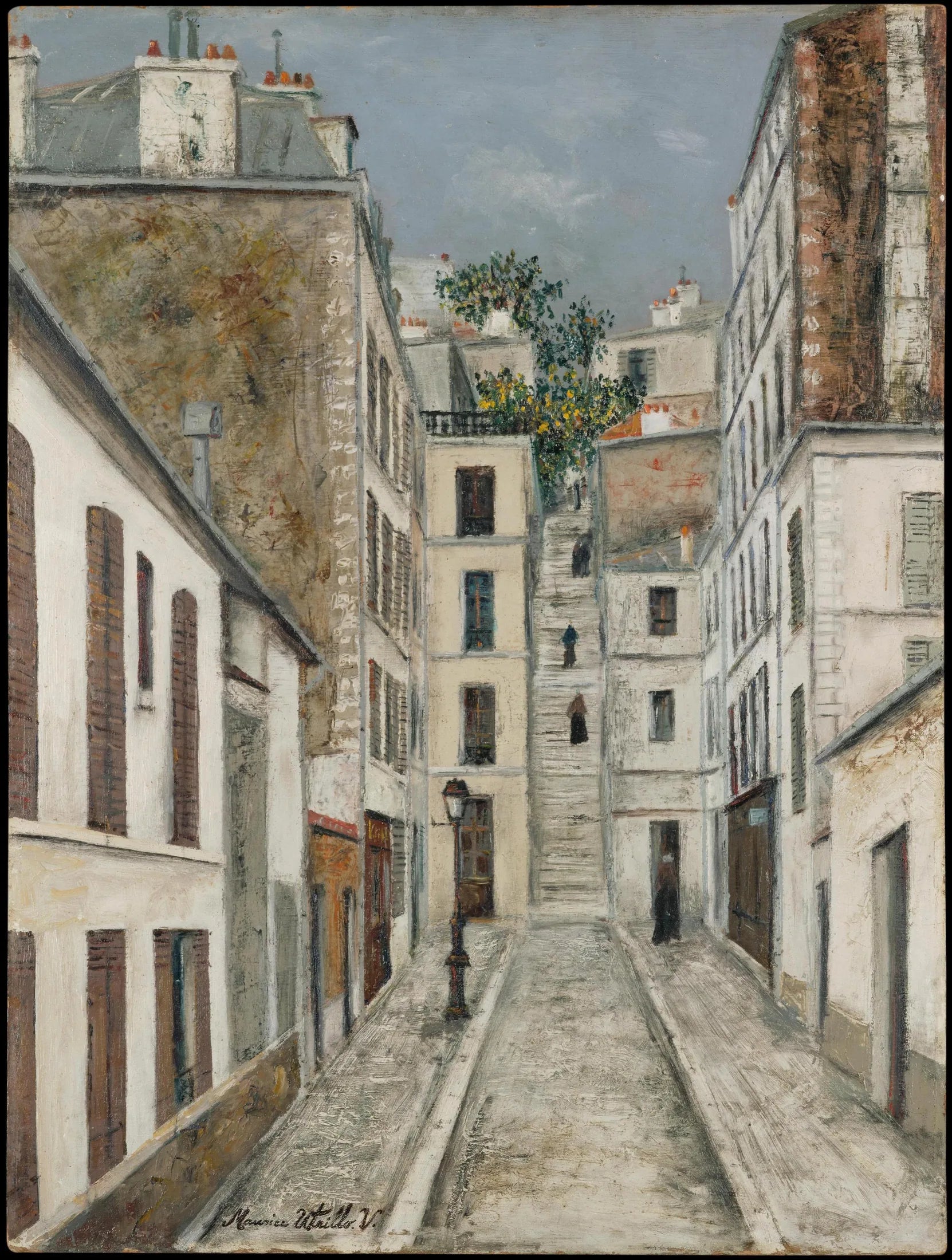 L'Impasse Cottin - Maurice Utrillo image 1 copie de tableau peinte à la main