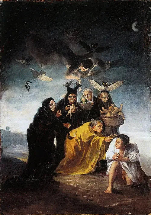 L'incantation - Francisco de Goya