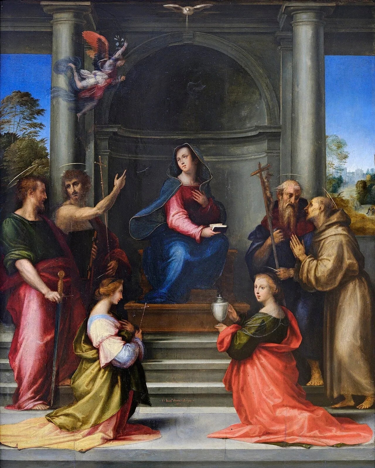 L'Incarnation du Christ - Fra Bartolomeo image 1 reproduction de peinture à l’huile