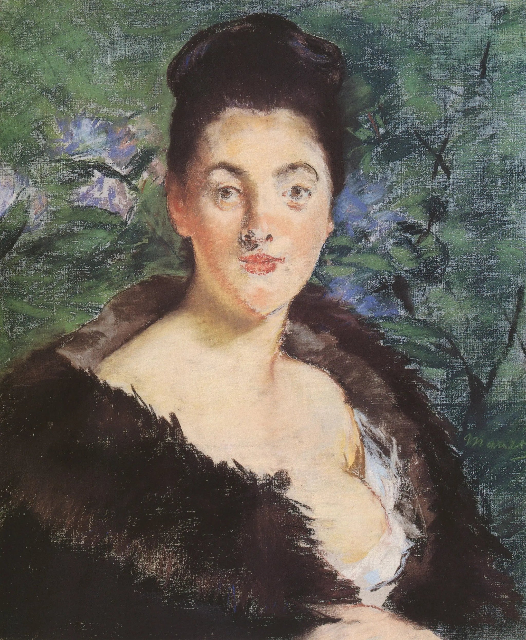 L’inconnue - Édouard Manet image 1 tableau peint à l’huile sur toile