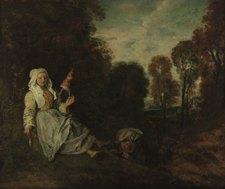 L'indiscret - Antoine Watteau