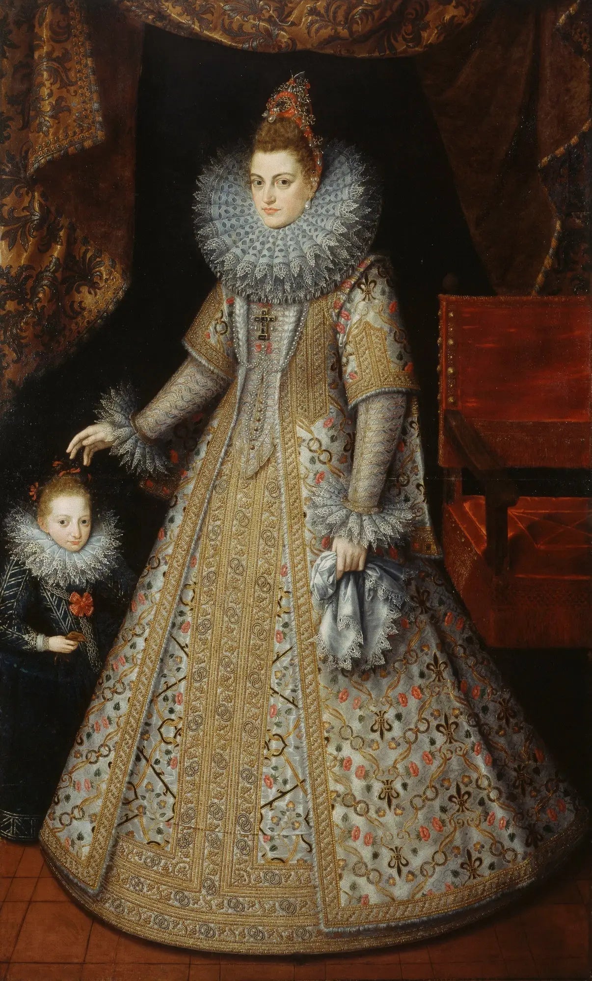 L'infante Isabelle Clara Eugenia (1566-1633), archiduchesse d'Autriche - Frans Pourbus the Younger image 1 reproduction réalisée par Alpha Reproduction