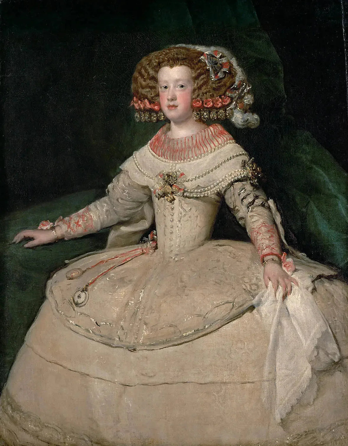 L'Infante Marie-Thérèse - Diego Velázquez image 1 copie peinte à la main à l’huile