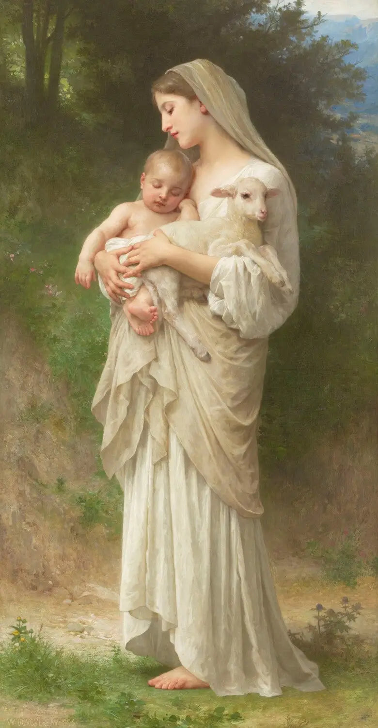 L'Innocence - Bouguereau image 1 reproduction artisanale de tableau