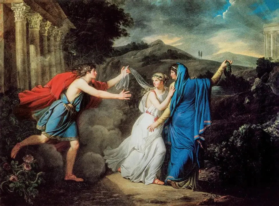 L'Innocence entre le Vice et la Vertu - Marie-Guillemine Benoist image 1 reproduction réalisée par Alpha Reproduction