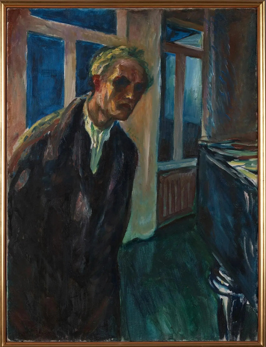 L'Insomniaque (autoportrait) - Edvard Munch