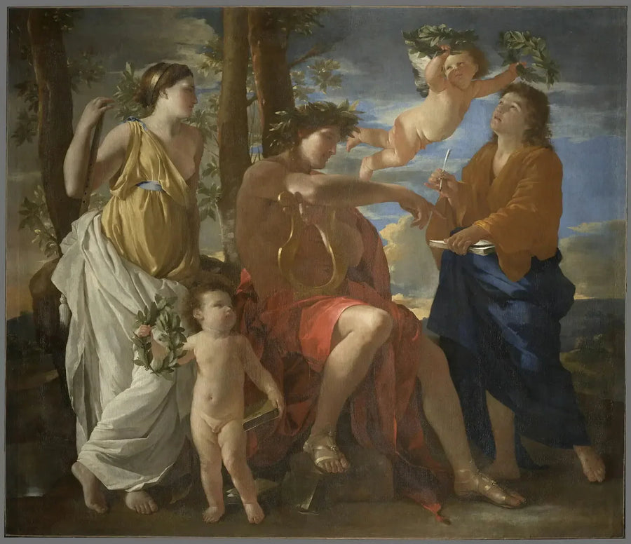 L'Inspiration du poète - Nicolas Poussin