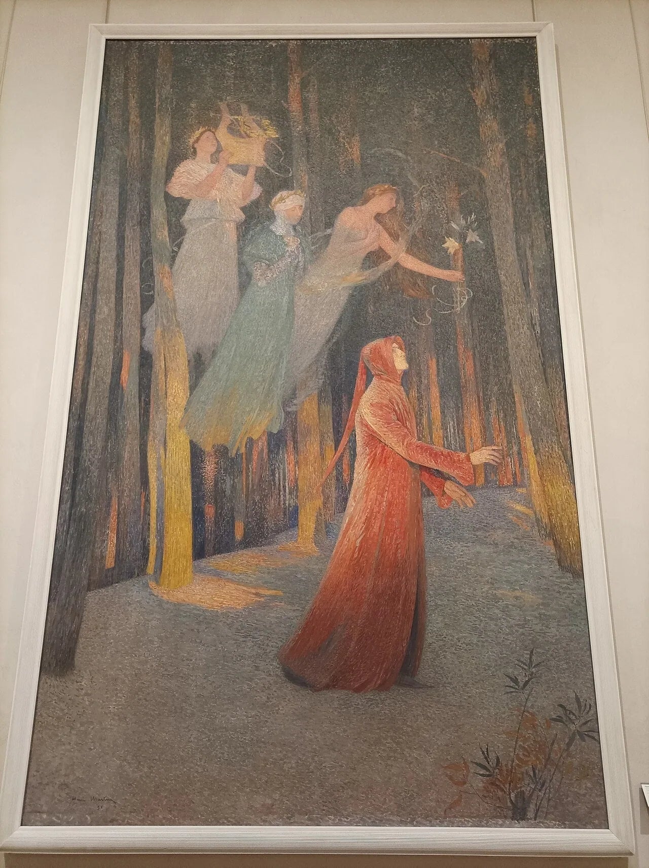 L'Inspiration - Henri-Jean Guillaume Martin image 1 copie de tableau peinte à la main