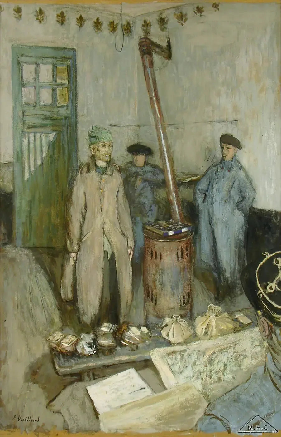L'interrogatoire du prisonnier - Édouard Vuillard image 1 reproduction d’œuvre d’art à l’huile