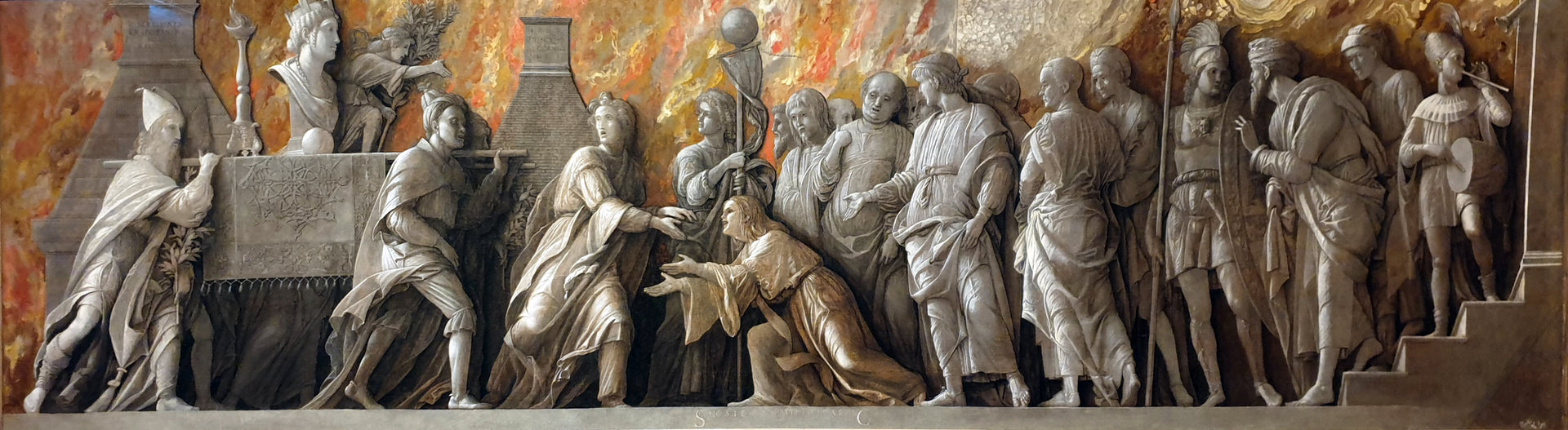 L'Introduction du culte de Cybèle à Rome - Andrea Mantegna image 1 tableau peint à l’huile sur toile