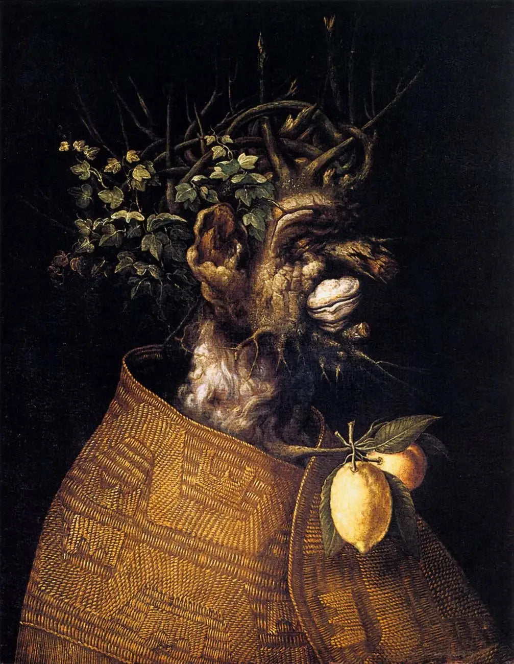 L'inverno - Giuseppe Arcimboldo image 1 copie peinte à la main à l’huile