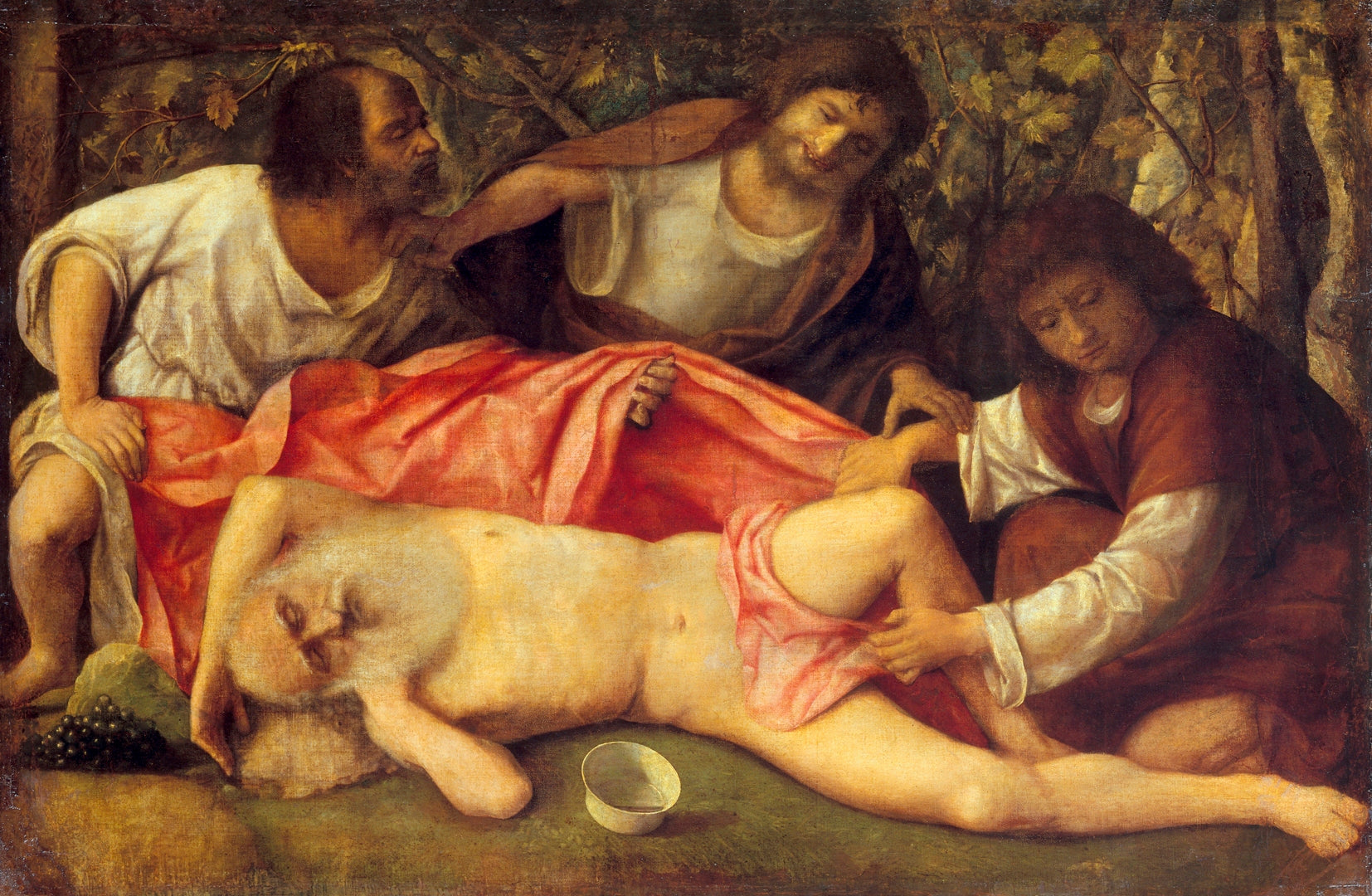 L'Ivresse de Noé - Giovanni Bellini image 1 reproduction de peinture à l’huile