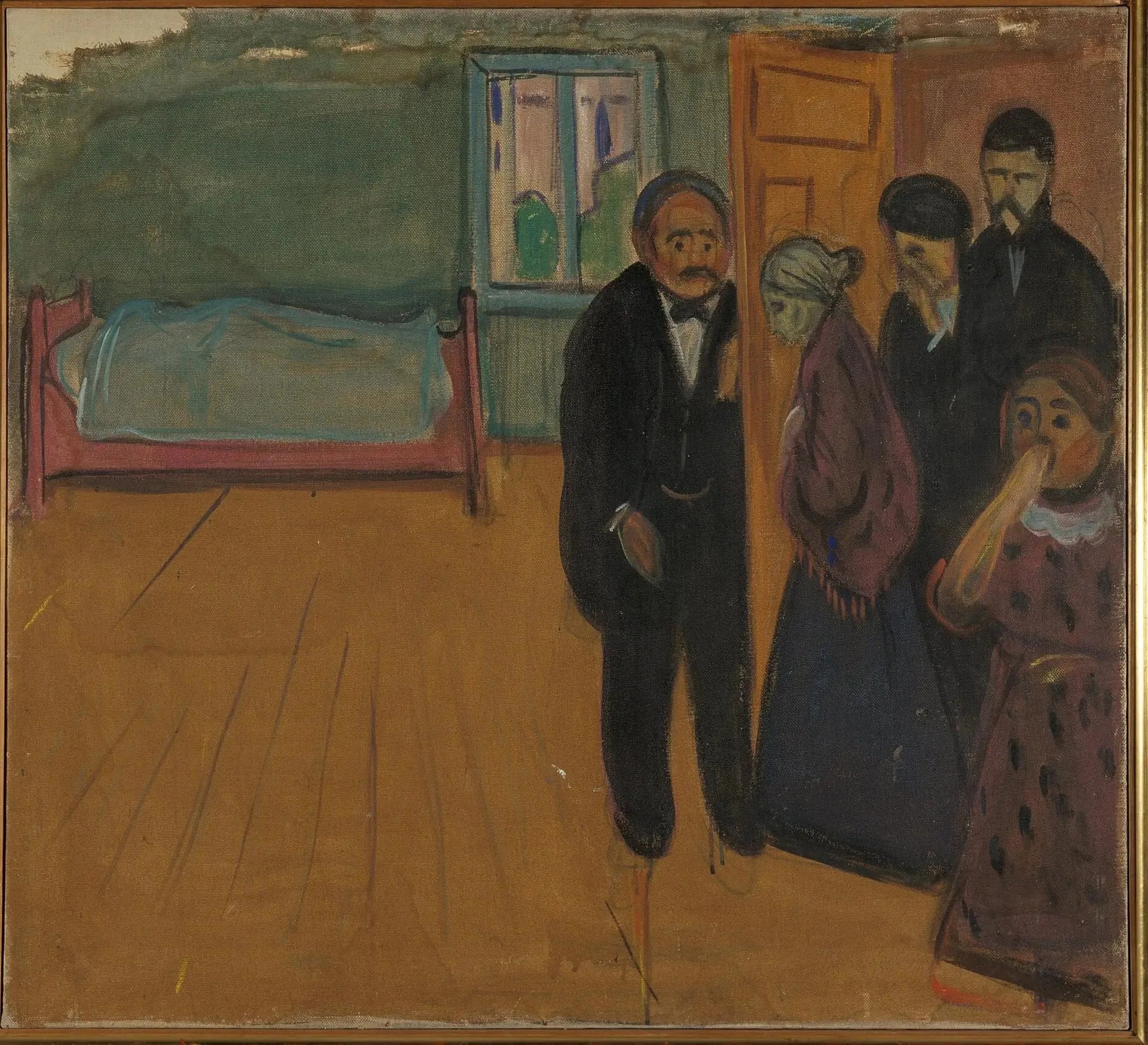 L'Odeur de la mort - Edvard Munch image 1 reproduction d’œuvre d’art à l’huile